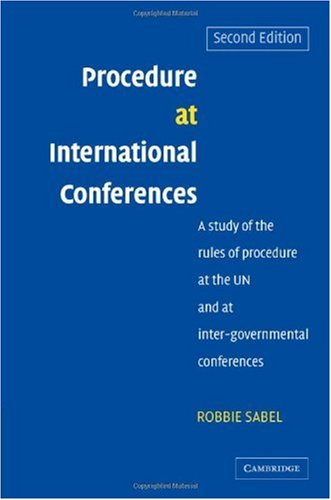 Procedure at International Conferences