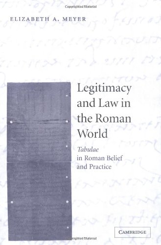 Legitimacy and Law in the Roman World