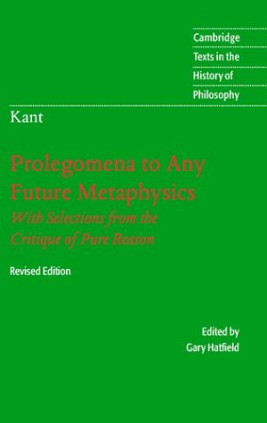 Prolegomena to Any Future Metaphysics