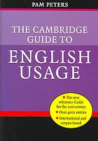 The Cambridge Guide to English Usage