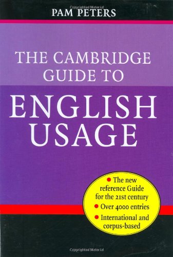 The Cambridge Guide to English Usage