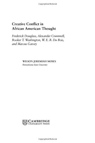Creative Conflict in African American Thought