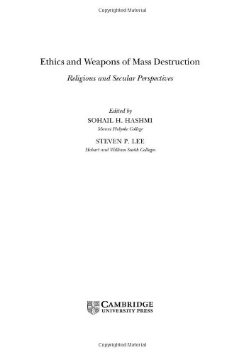 Ethics and Weapons of Mass Destruction