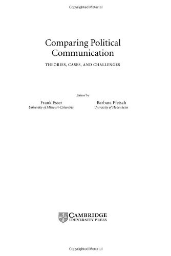 Comparing Political Communication