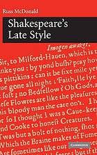 Shakespeare's Late Style