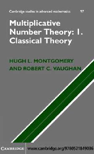 Multiplicative Number Theory I