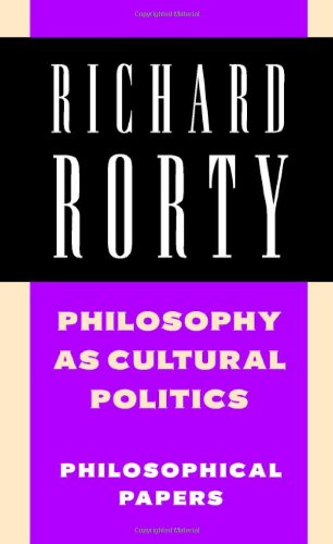 Philosophy as cultural politics