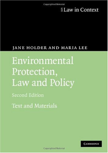 Environmental Protection Law and Policy