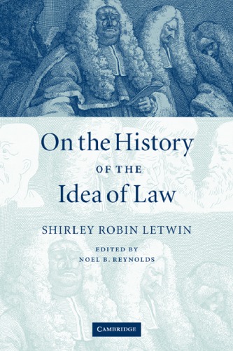 On the history of the idea of law