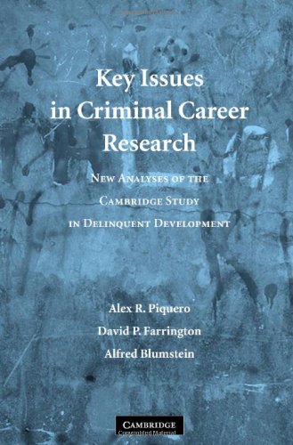 Key Issues in Criminal Career Research