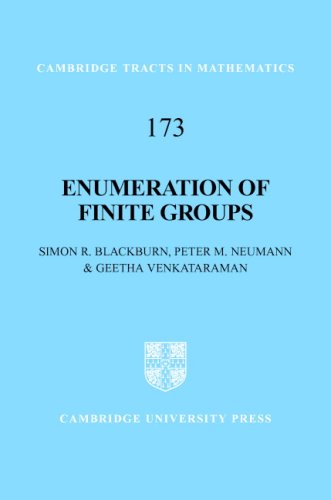 Enumeration of Finite Groups. Cambridge Tracts in Mathematics, Volume 173.
