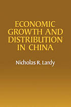 Economic Growth and Distribution in China