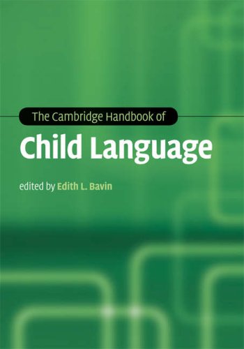 The Cambridge Handbook of Child Language