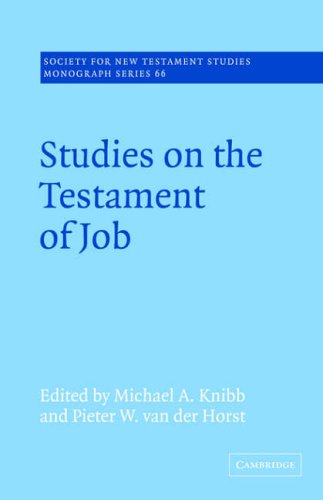 Studies on the Testament of Job