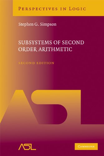 Subsystems of Second Order Arithmetic.