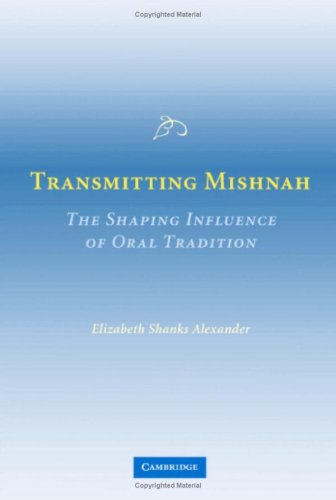 Transmitting Mishnah