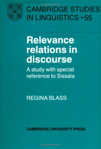 Relevance Relations in Discourse