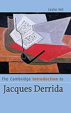 The Cambridge Introduction to Jacques Derrida