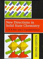 New Directions in Solid State Chemistry
