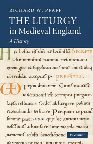 The Liturgy in Medieval England