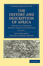 The History and Description of Africa