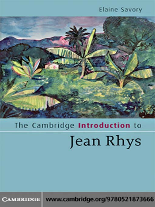 The Cambridge Introduction to Jean Rhys