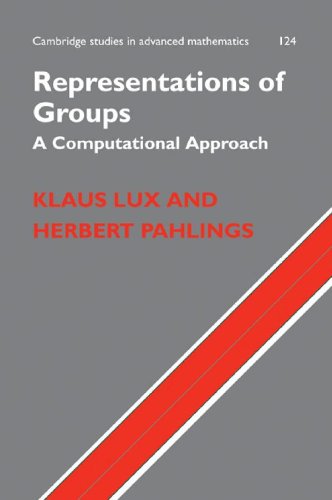 Representations of Groups : a Computational Approach.