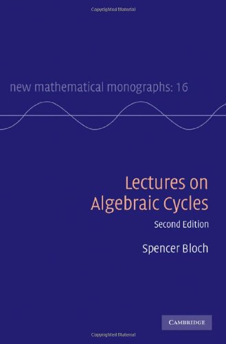 Lectures on algebraic cycles