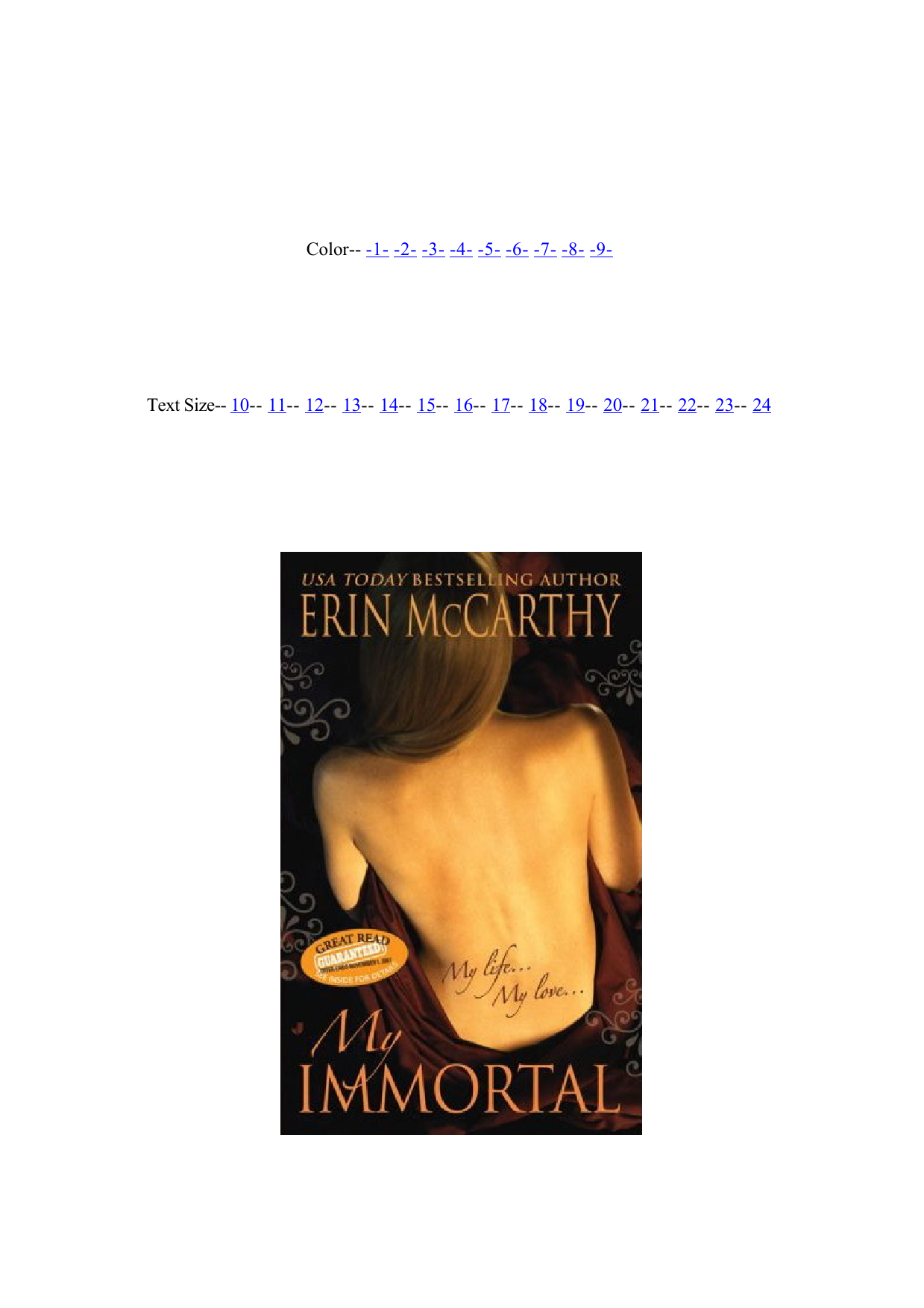 My Immortal (Seven Deadly Sins, Book 1)