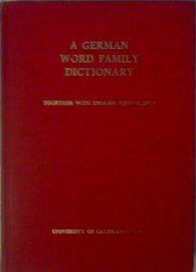 A German Word Family Dictionary