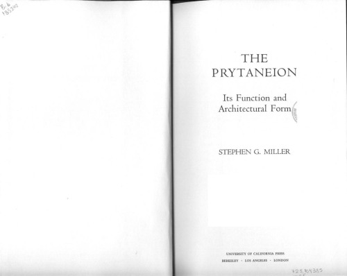 The Prytaneion