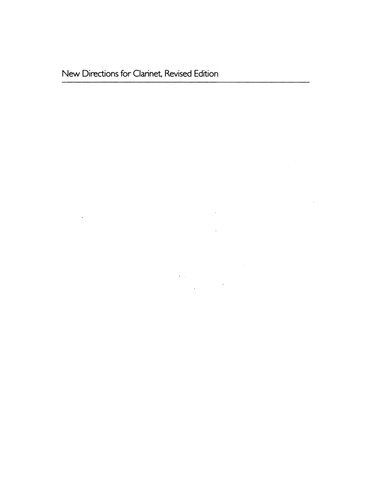 New Directions for Clarinet, Revised Edition