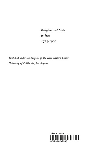 Religion and State in Iran, 1785-1906