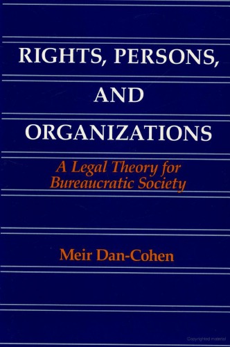 Rights, Persons, And Organizations