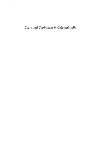 Caste and Capitalism in Colonial India