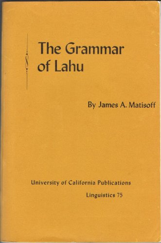 The Grammar of Lahu