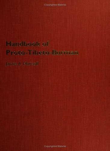 Handbook of Proto-Tibeto-Burman