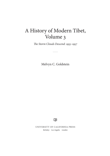 A History of Modern Tibet, volume 2