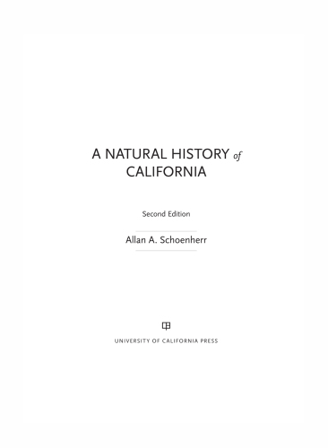 A Natural History of California