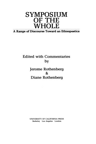 Symposium of the Whole