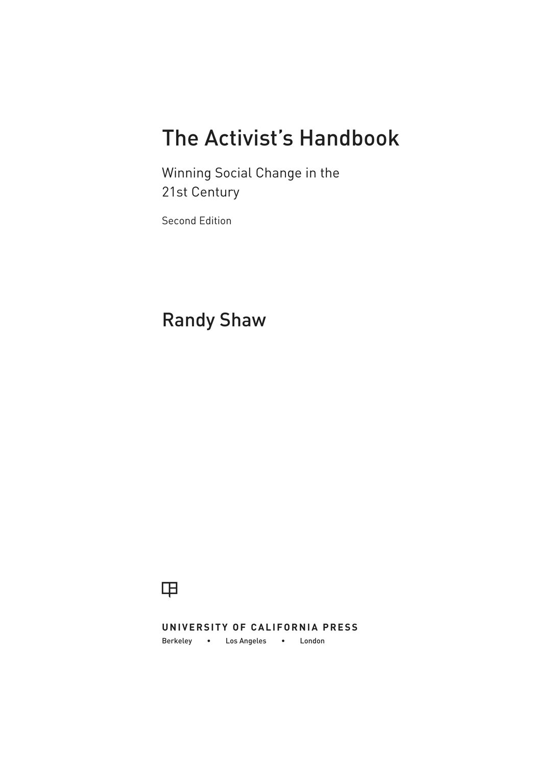 Activist's Handbook