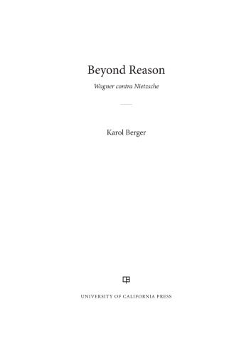 Beyond Reason