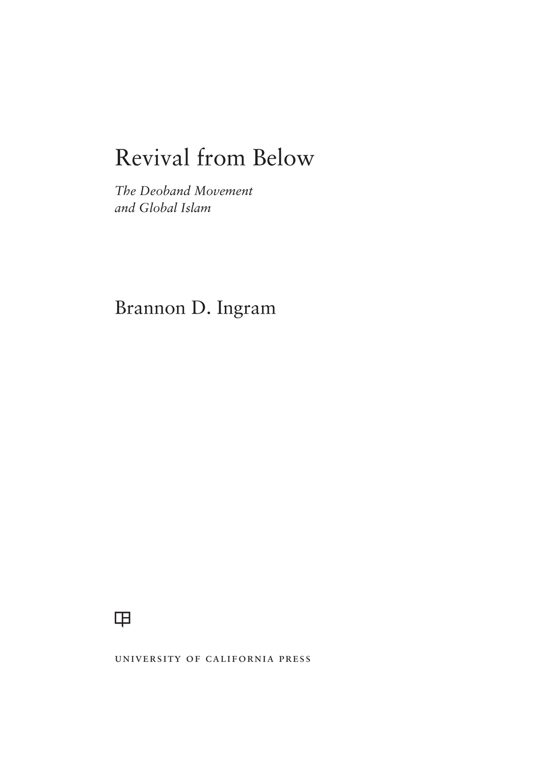 Revival from Below