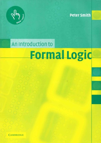 An Introduction to Formal Logic