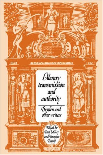 Literary Transmission and Authority