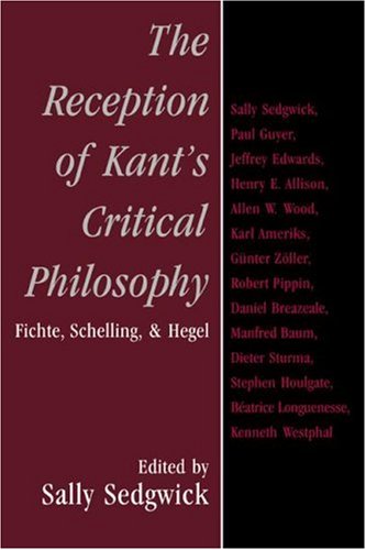 The Reception of Kant's Critical Philosophy