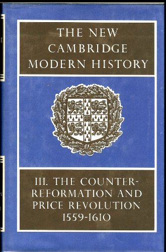 The New Cambridge Modern History, Vol 3