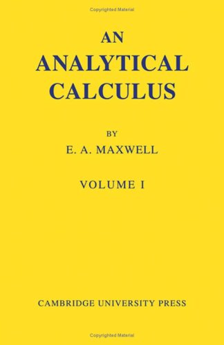 An Analytical Calculus