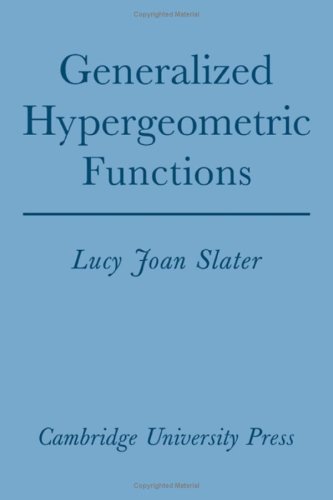 Generalized Hypergeometric Functions