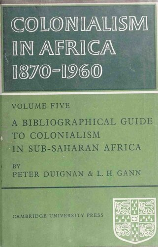 Colonialism in Africa 1870 1960